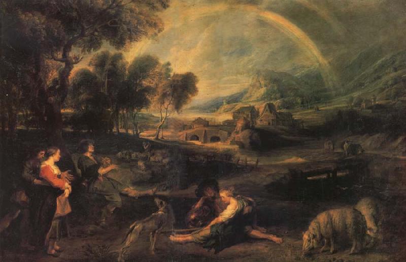 Peter Paul Rubens Landscape with a Rainbow